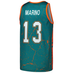 Dan Marino  1990 Player Burst Tank Top - Miami Dolphins Tops