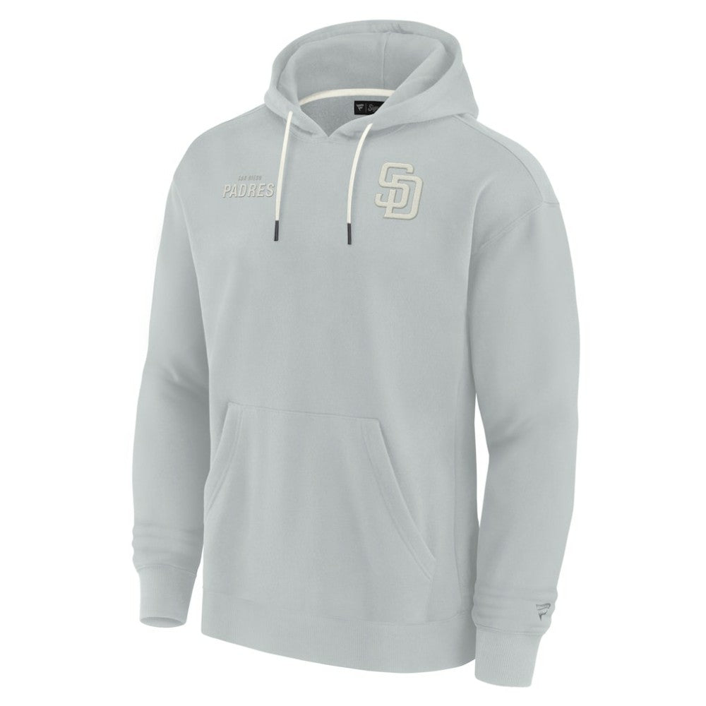 Gray San Diego Padres Fanatics Unisex Elements Super Soft Fleece Pullover Hoodie
