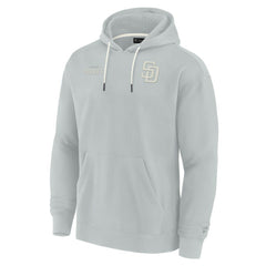 Gray San Diego Padres Fanatics Unisex Elements Super Soft Fleece Pullover Hoodie