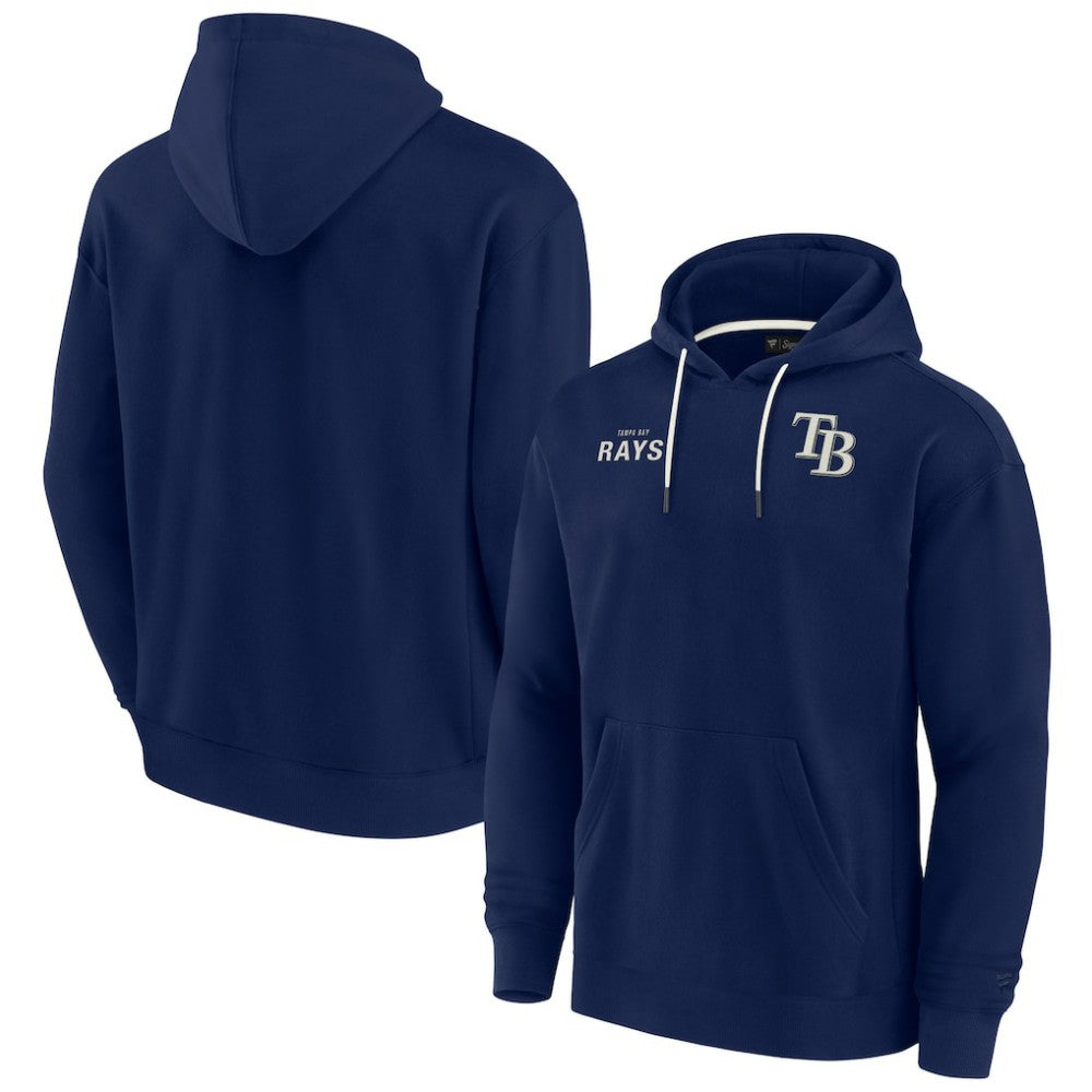 Navy Tampa Bay Rays Fanatics Unisex Elements Super Soft Fleece Pullover Hoodie