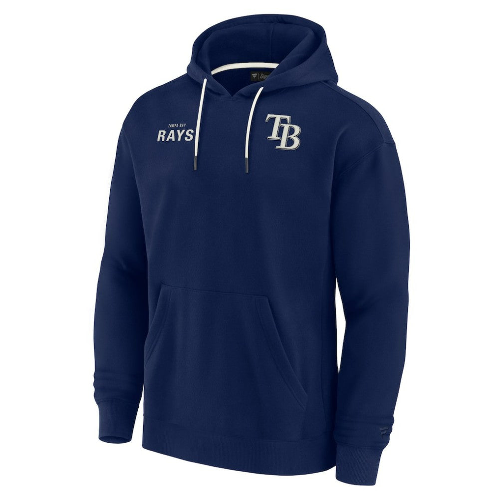 Navy Tampa Bay Rays Fanatics Unisex Elements Super Soft Fleece Pullover Hoodie