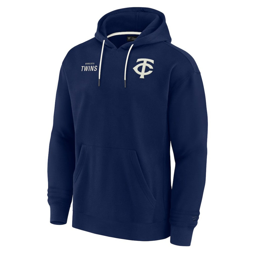 Navy Minnesota Twins Fanatics Unisex Elements Super Soft Fleece Pullover Hoodie