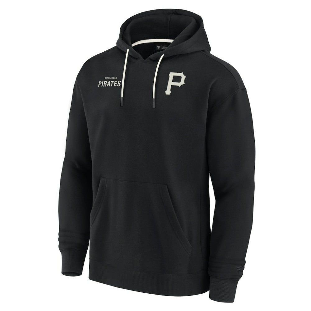 Black Pittsburgh Pirates Fanatics Unisex Elements Super Soft Fleece Pullover Hoodie