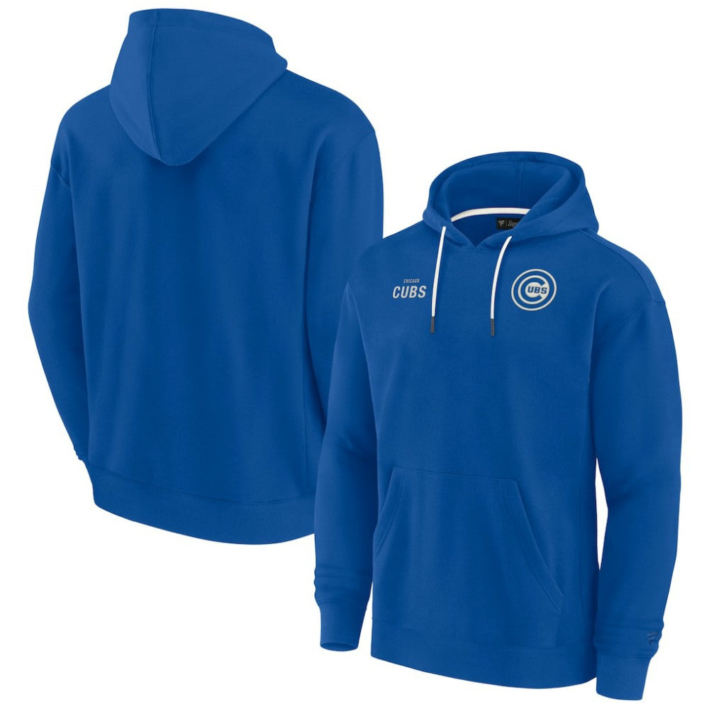 Royal Chicago Cubs Fanatics Unisex Elements Super Soft Fleece Pullover Hoodie