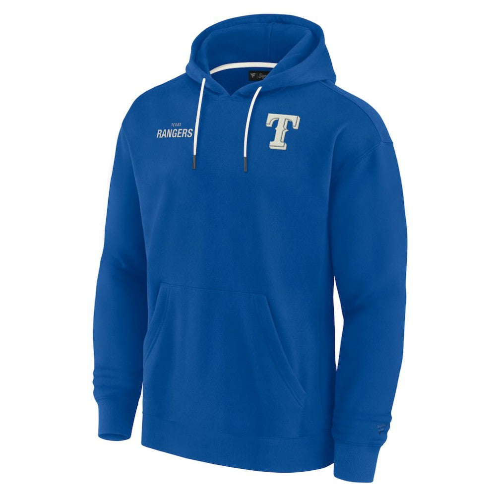 Royal Texas Rangers Fanatics Unisex Elements Super Soft Fleece Pullover Hoodie