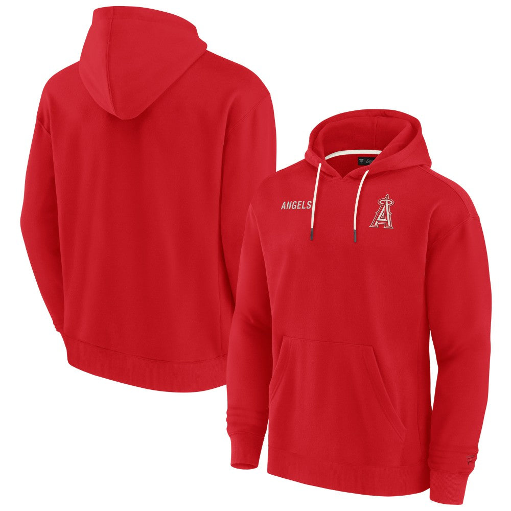 Red Los Angeles Angels Fanatics Unisex Elements Super Soft Fleece Pullover Hoodie