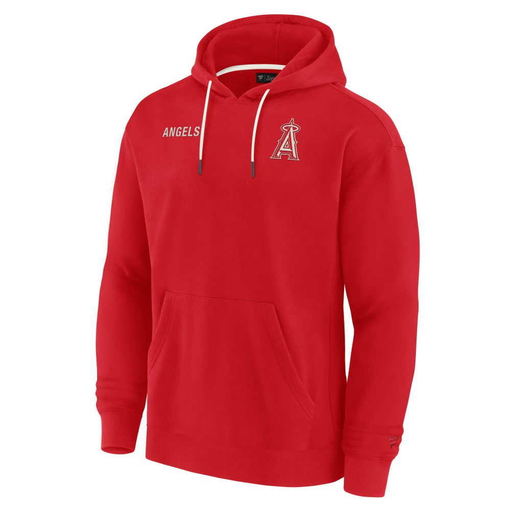 Red Los Angeles Angels Fanatics Unisex Elements Super Soft Fleece Pullover Hoodie