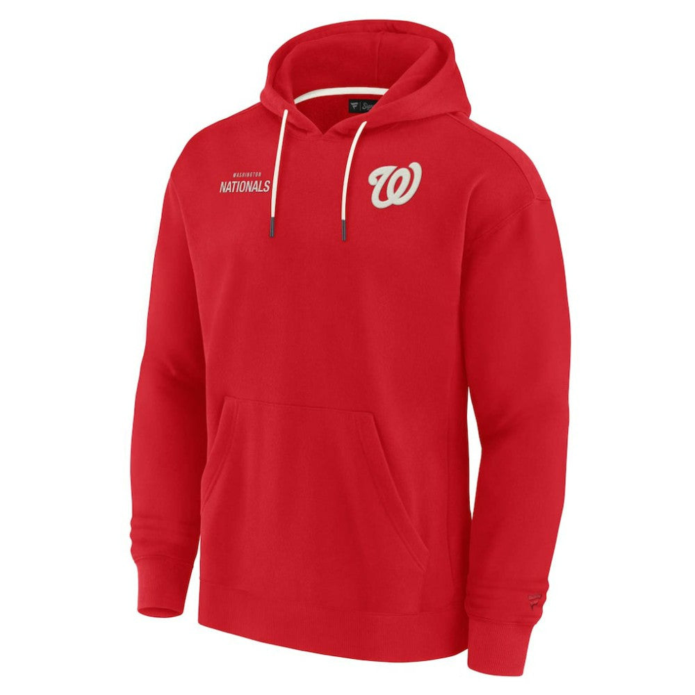 Red Washington Nationals Fanatics Unisex Elements Super Soft Fleece Pullover Hoodie