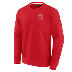 Red St. Louis Cardinals Fanatics Unisex Super Soft Pullover Crew Sweatshirt