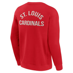 Red St. Louis Cardinals Fanatics Unisex Super Soft Pullover Crew Sweatshirt