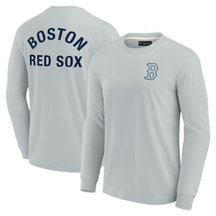 Gray Boston Red Sox Fanatics Unisex Elements Super Soft Long Sleeve T-Shirt