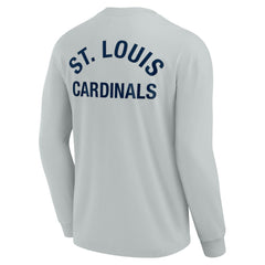 Gray St. Louis Cardinals Fanatics Unisex Elements Super Soft Long Sleeve T-Shirt