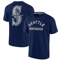 Navy Seattle Mariners Fanatics Unisex Elements Super Soft Short Sleeve T-Shirt