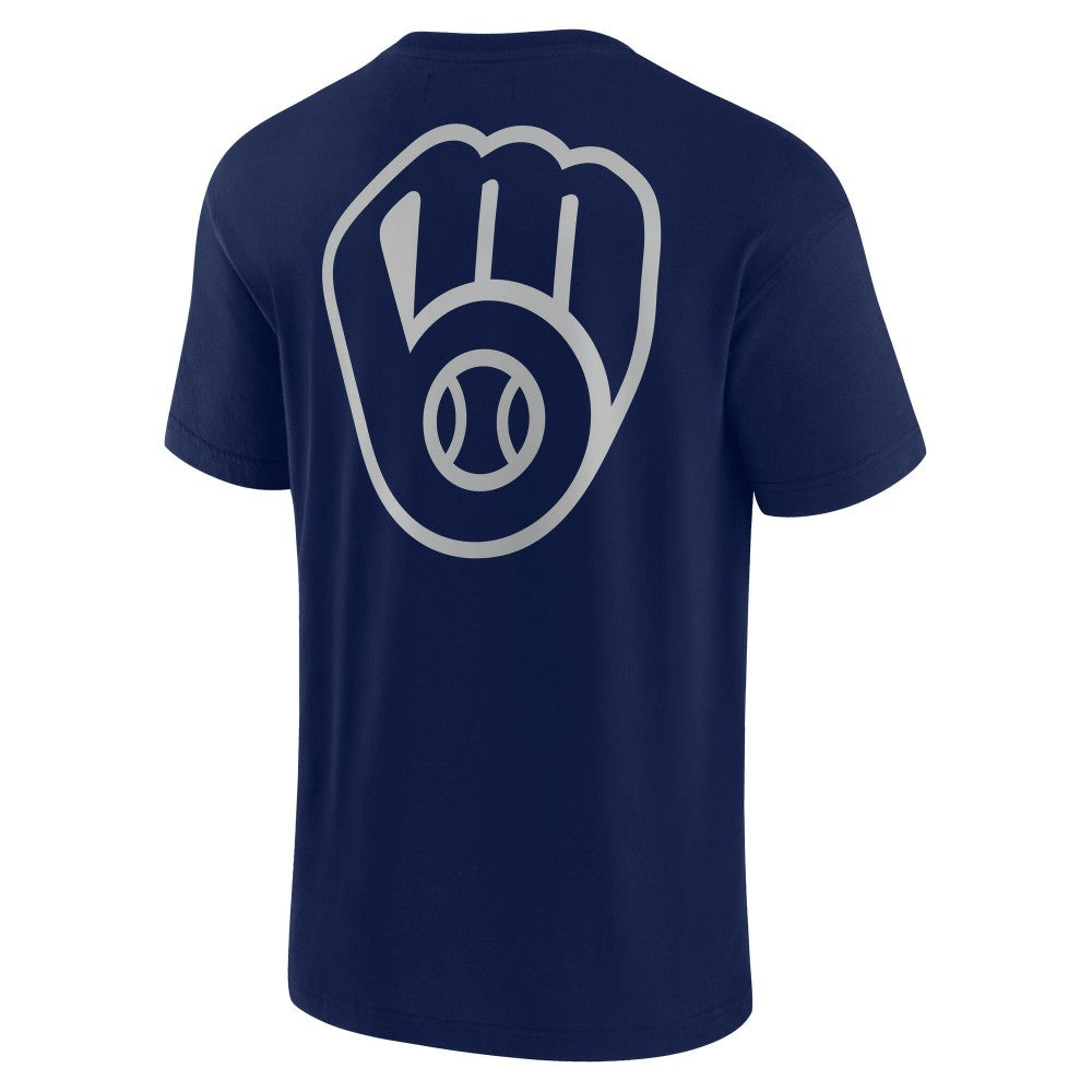 Navy Milwaukee Brewers Fanatics Unisex Elements Super Soft Short Sleeve T-Shirt