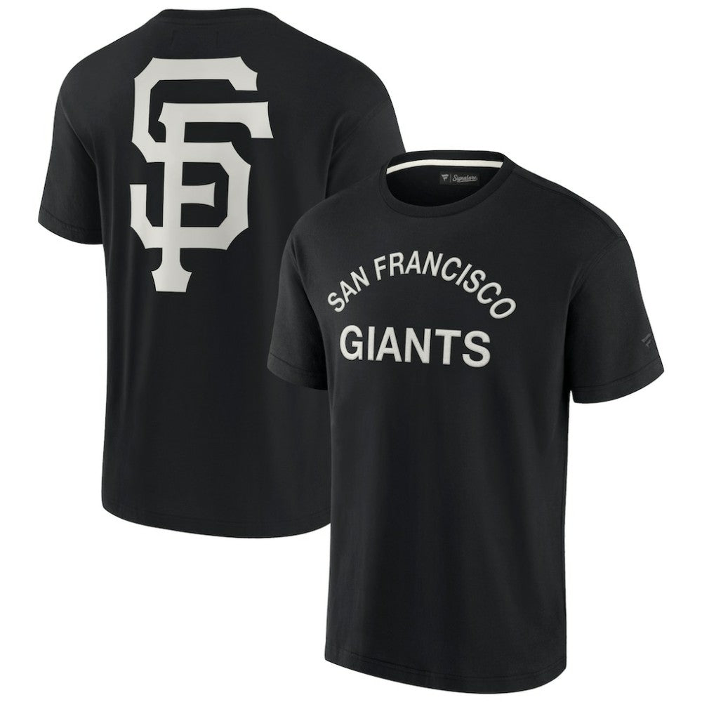 Black San Francisco Giants Fanatics Unisex Elements Super Soft Short Sleeve T-Shirt