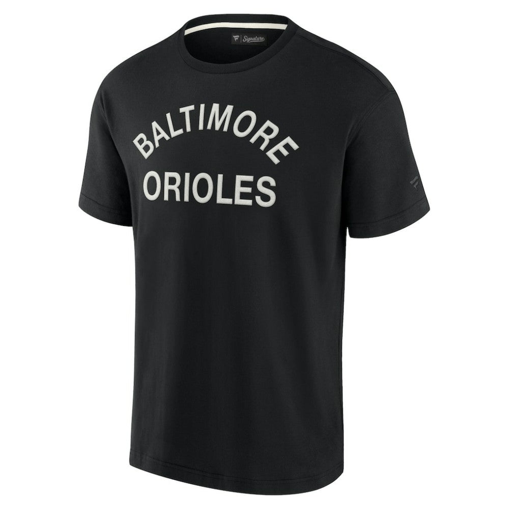 Black Baltimore Orioles Fanatics Unisex Elements Super Soft Short Sleeve T-Shirt
