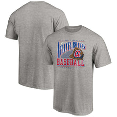 Heather Gray Atlanta Braves Cooperstown Collection Winning Time T-Shirt