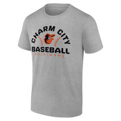 Heather Gray Baltimore Orioles Team Go For Two T-Shirt