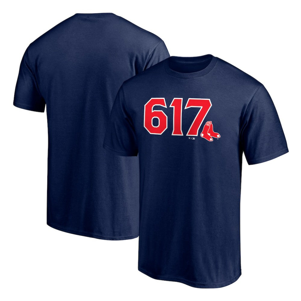 Navy Boston Red Sox Long Ball 617 T-Shirt