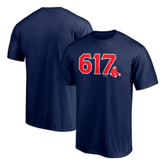 Navy Boston Red Sox Long Ball 617 T-Shirt