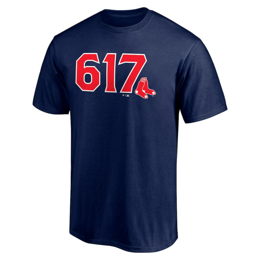 Navy Boston Red Sox Long Ball 617 T-Shirt