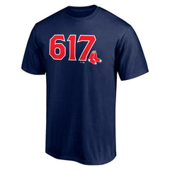 Navy Boston Red Sox Long Ball 617 T-Shirt