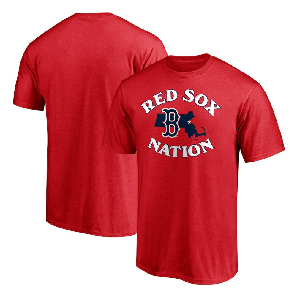 Red Boston Red Sox Hometown Collection Paint The Black T-Shirt
