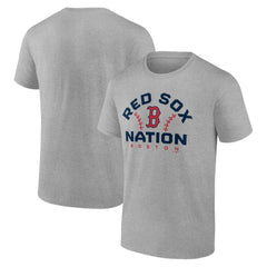 Heather Gray Boston Red Sox Team Go For Two T-Shirt