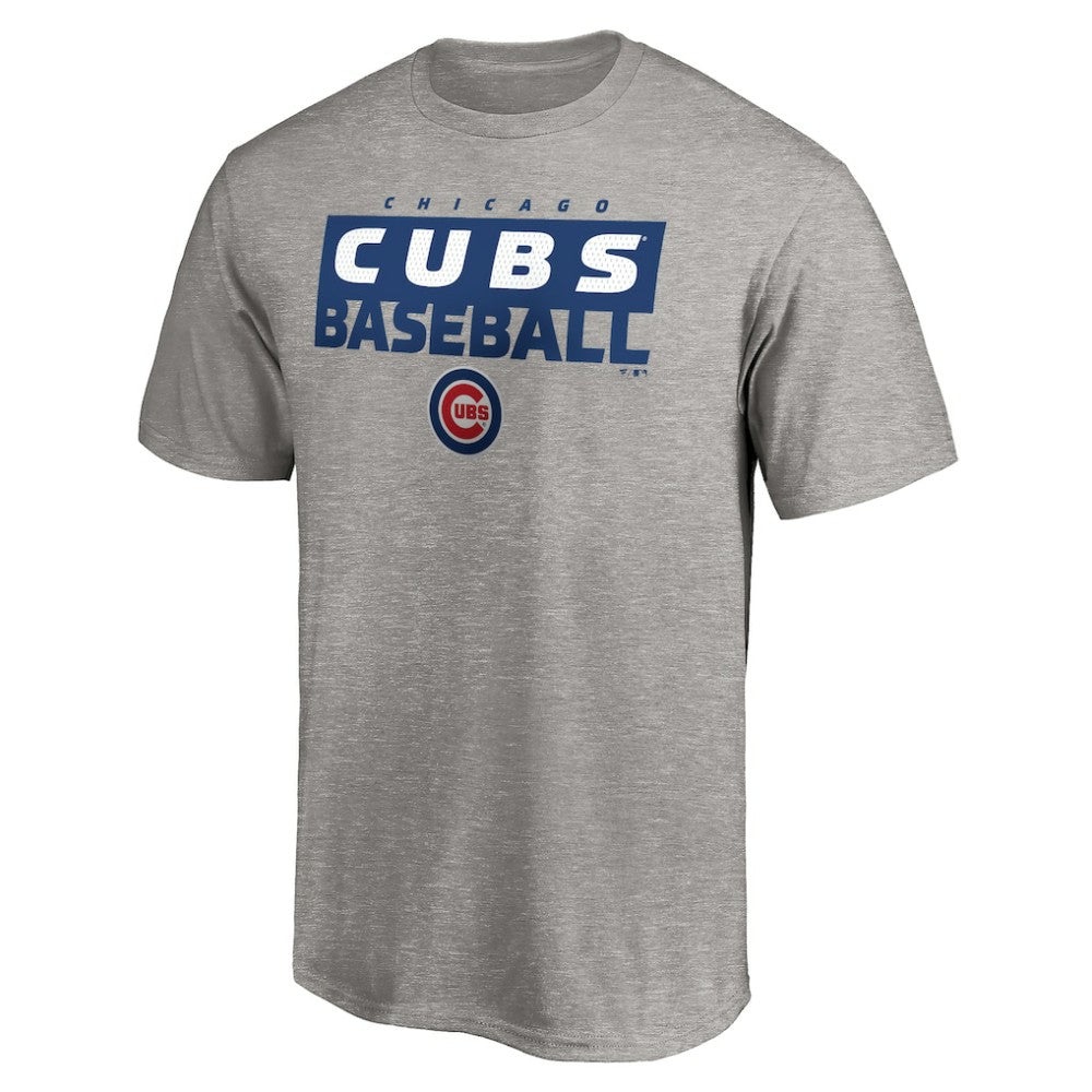 Heather Gray Chicago Cubs Gain Ground T-Shirt