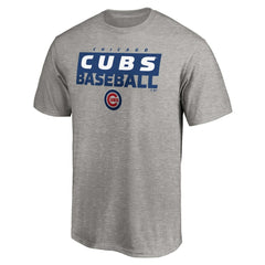 Heather Gray Chicago Cubs Gain Ground T-Shirt