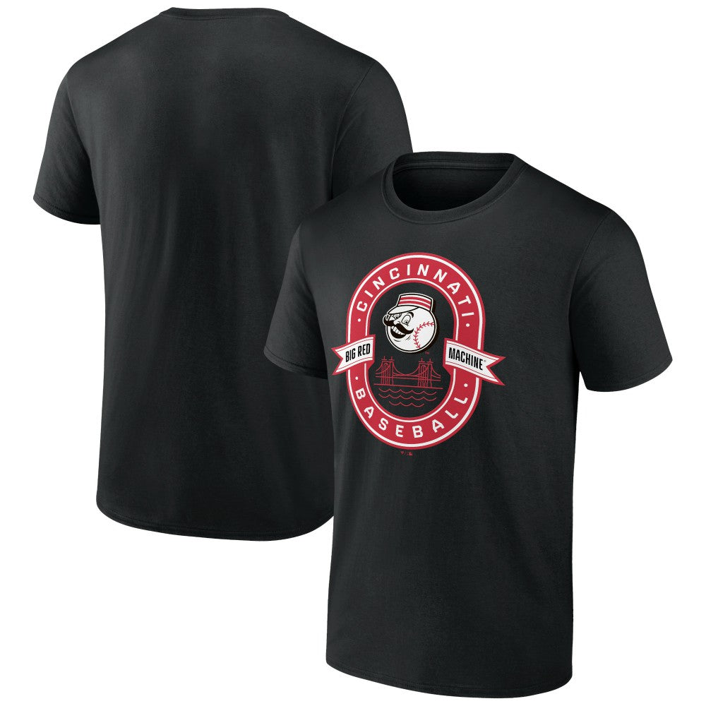 Black Cincinnati Reds Glory Bound Big Red Machine T-Shirt