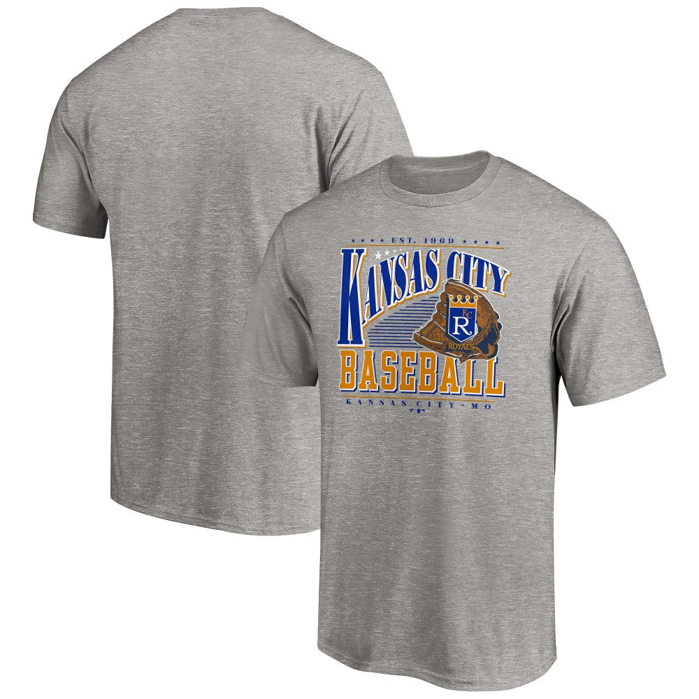 Heather Gray Kansas City Royals Cooperstown Collection Winning Time T-Shirt