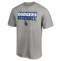 Heather Gray Los Angeles Dodgers Gain Ground T-Shirt