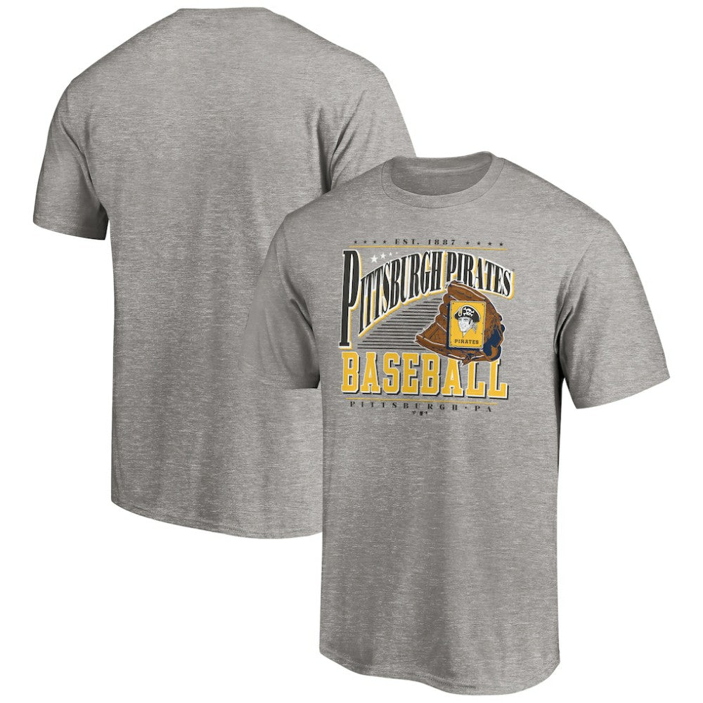 Heather Gray Pittsburgh Pirates Cooperstown Collection Winning Time T-Shirt