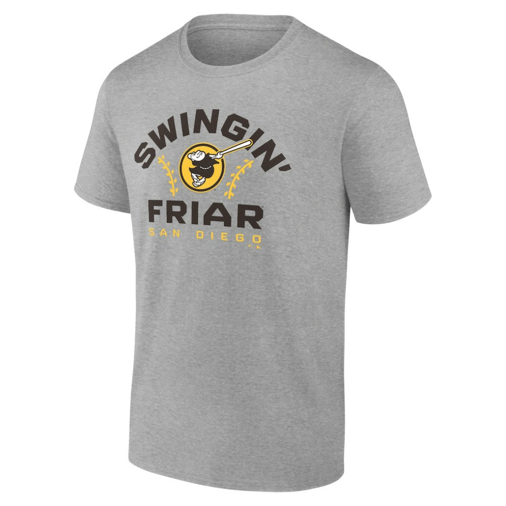 Heather Gray San Diego Padres Team Go For Two T-Shirt