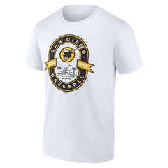 White San Diego Padres Glory Bound Friar Faithful T-Shirt