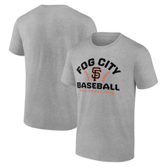 Heather Gray San Francisco Giants Team Go For Two T-Shirt