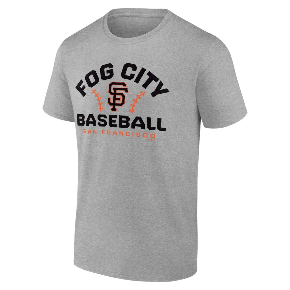 Heather Gray San Francisco Giants Team Go For Two T-Shirt