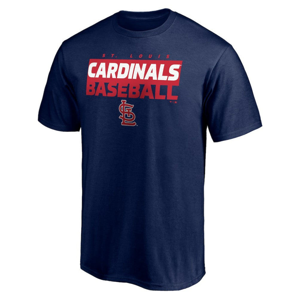Navy St. Louis Cardinals Gain Ground T-Shirt