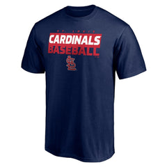 Navy St. Louis Cardinals Gain Ground T-Shirt