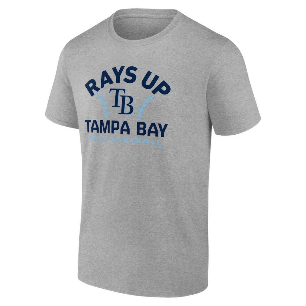 Heather Gray Tampa Bay Rays Team Go For Two T-Shirt