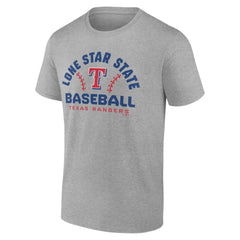 Heather Gray Texas Rangers Team Go For Two T-Shirt