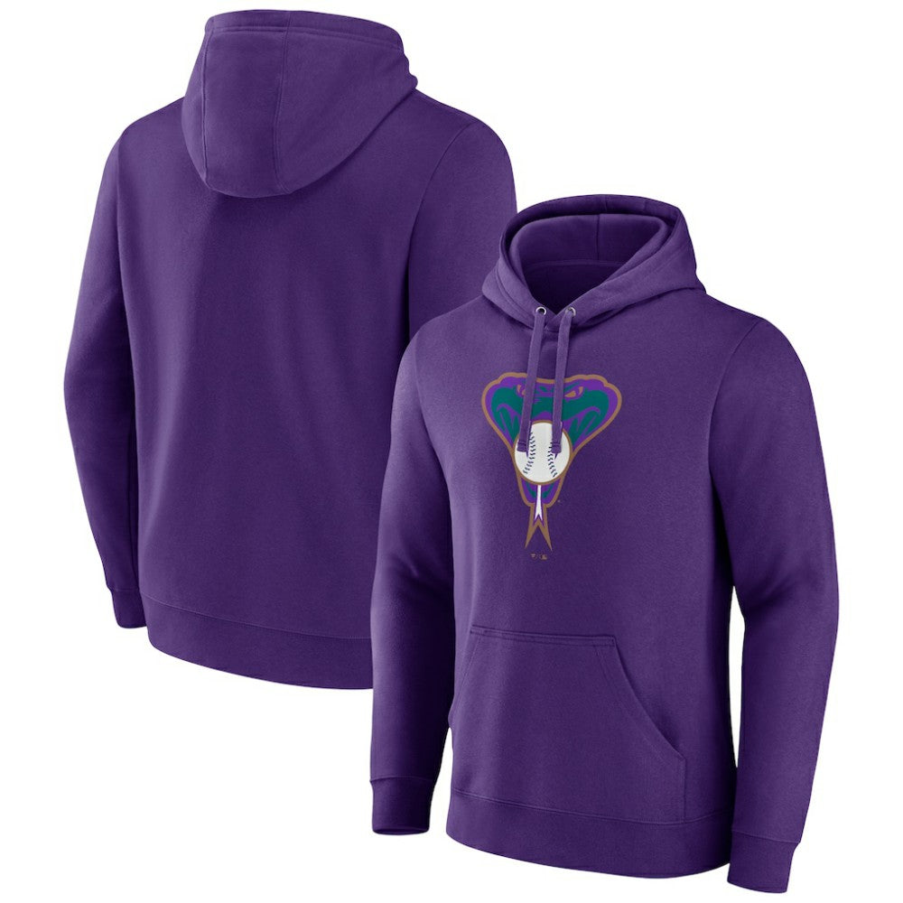 Purple Arizona Diamondbacks Cooperstown Collection Pullover Hoodie