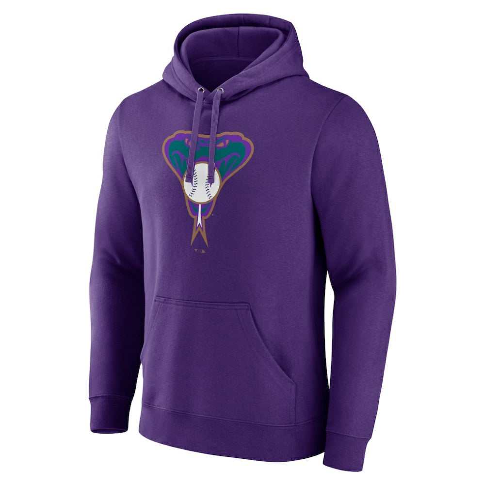 Purple Arizona Diamondbacks Cooperstown Collection Pullover Hoodie