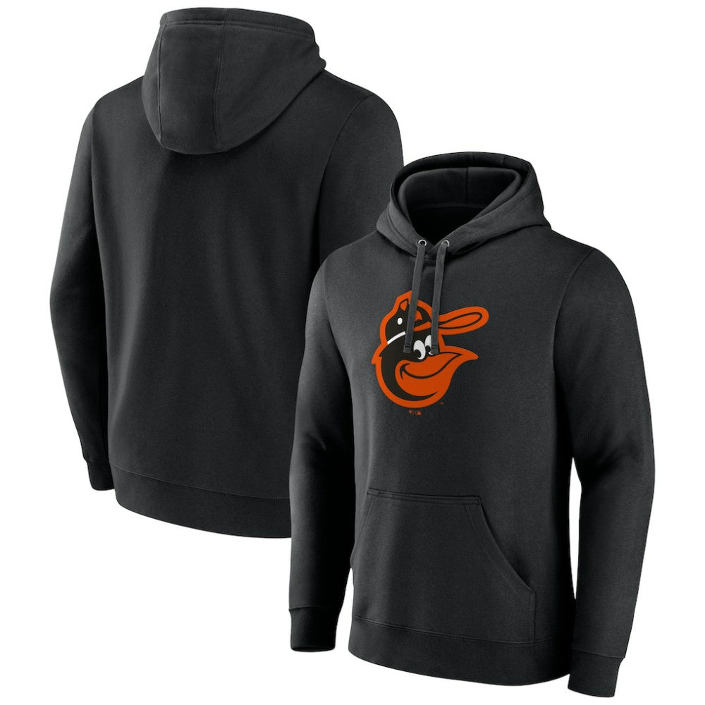 Black Baltimore Orioles Cooperstown Collection Pullover Hoodie