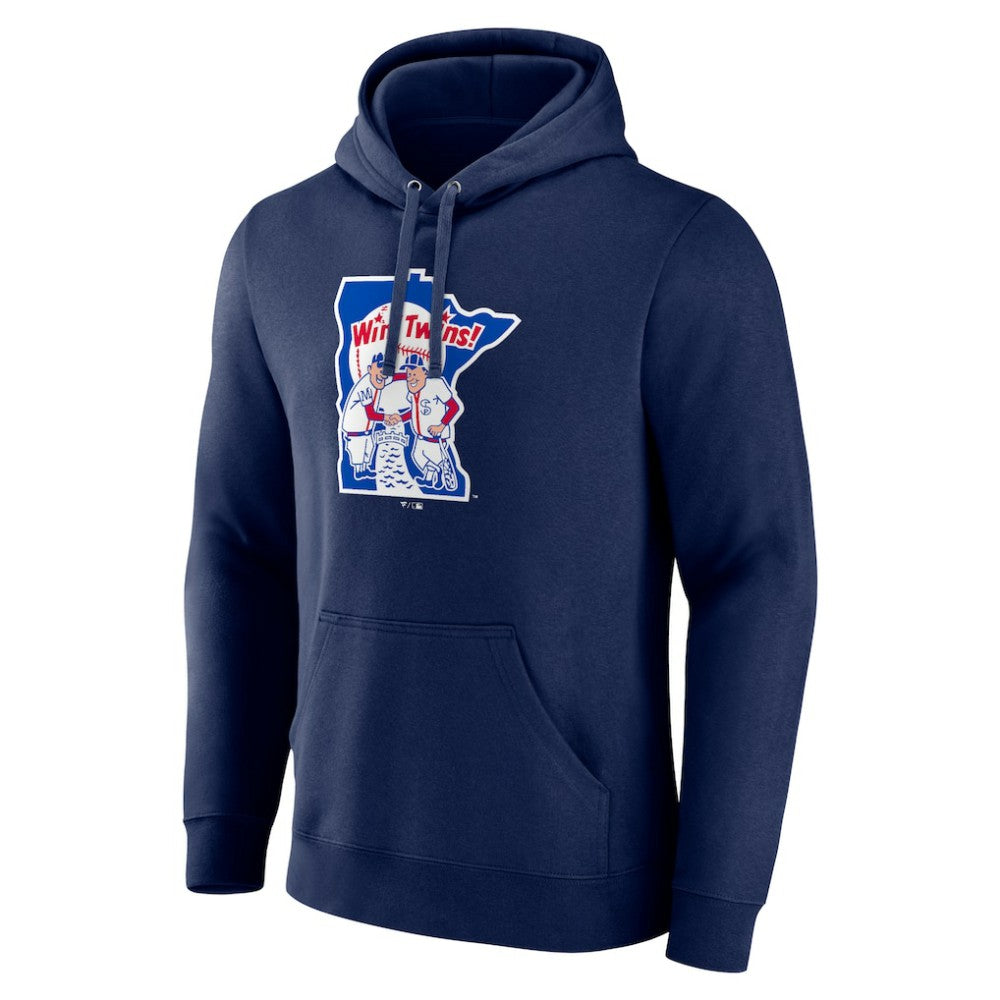 Navy Minnesota Twins Cooperstown Collection Pullover Hoodie