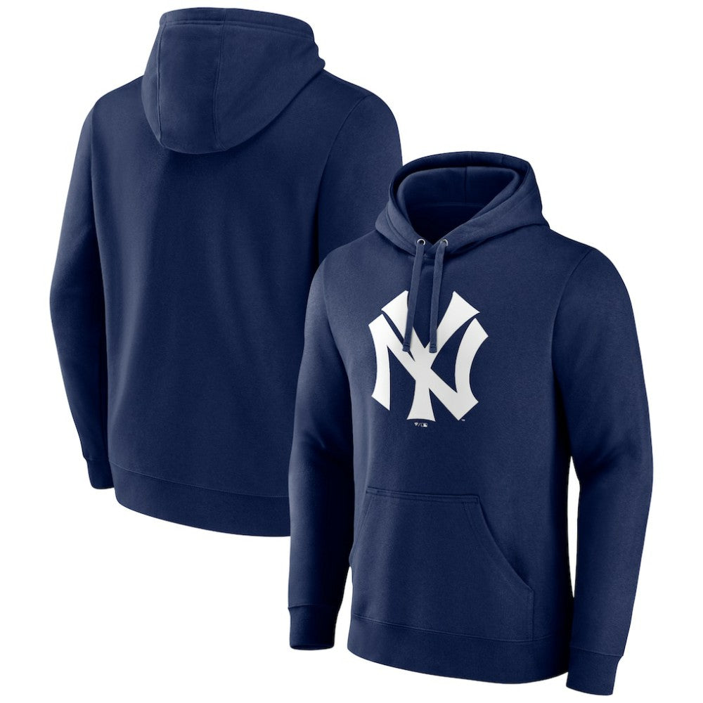 Navy New York Yankees Cooperstown Collection Pullover Hoodie