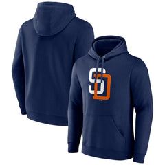 Navy San Diego Padres Cooperstown Collection Pullover Hoodie