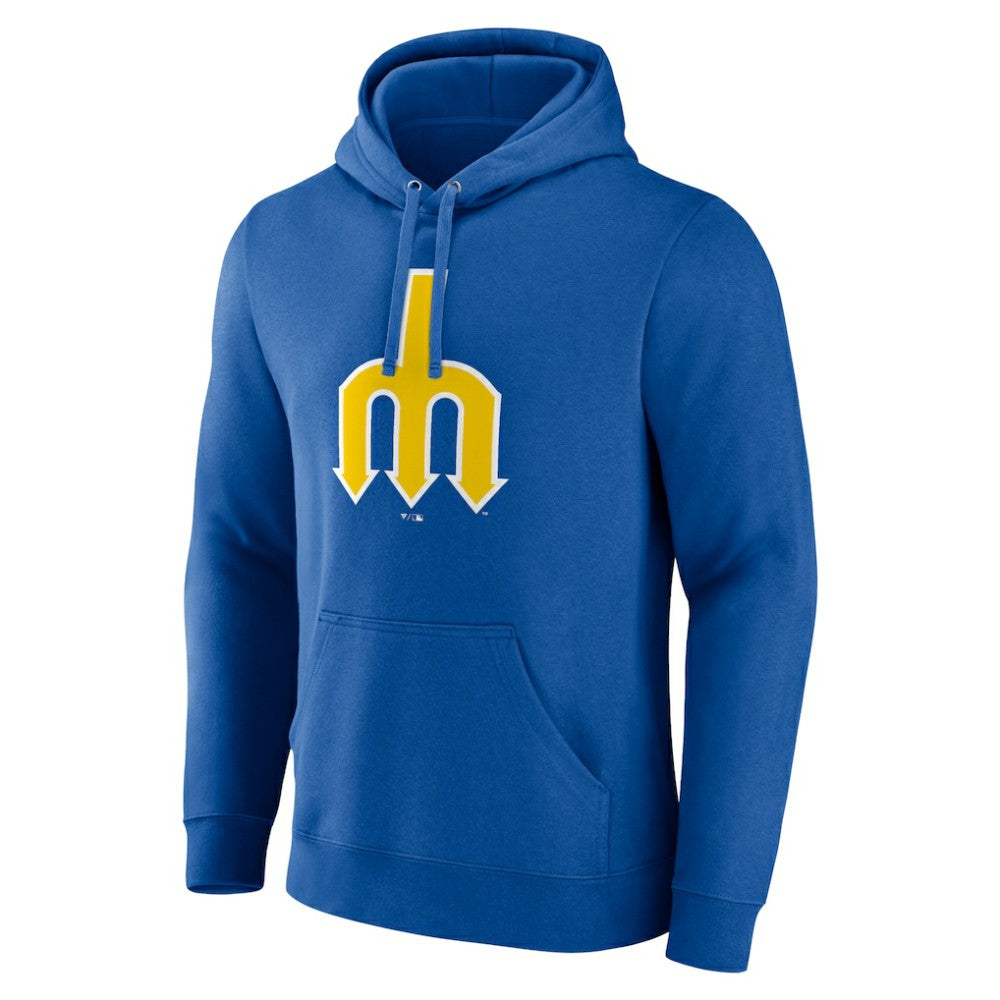 Royal Seattle Mariners Cooperstown Collection Pullover Hoodie