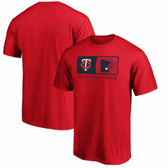Red Minnesota Twins Team Lineup T-Shirt